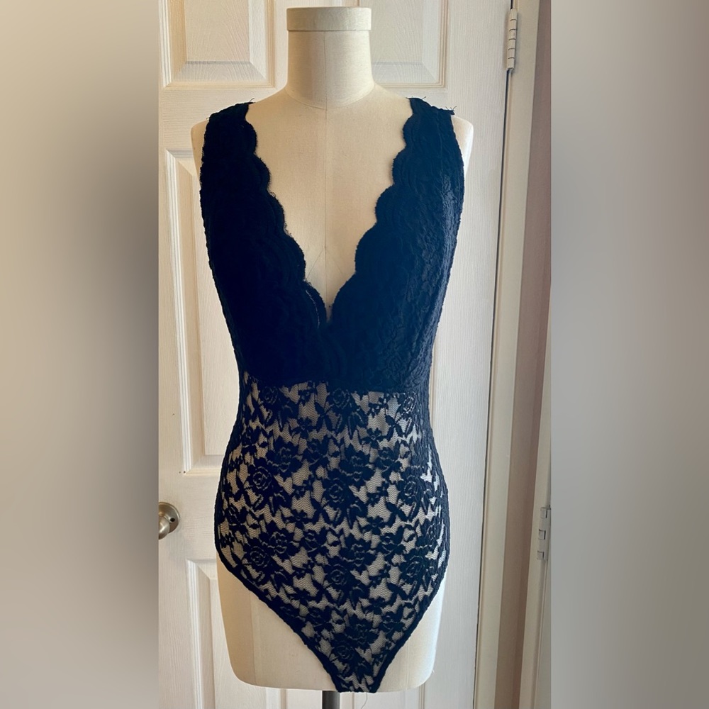 Black Lace Bodysuit